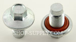 14mm - 1.50 Drain Plug. With Inset Rubber Gasket
